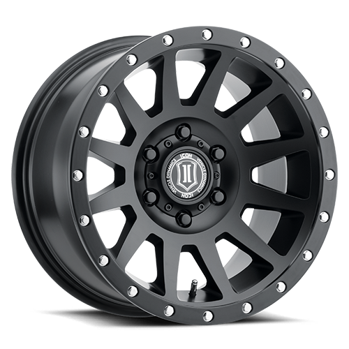 Miniatura ICON ALLOYS WHEELS modelo COMPRESSION SATIN BLACK 20x10 6x135