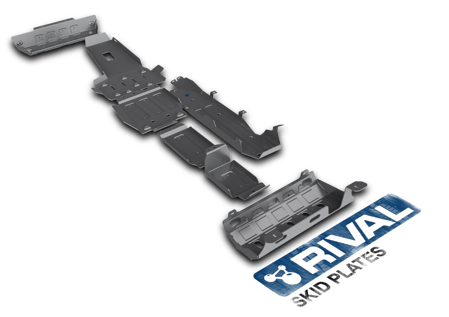 PACK DE SKID PLATE (7 PLACAS DE ACERO 3mm)