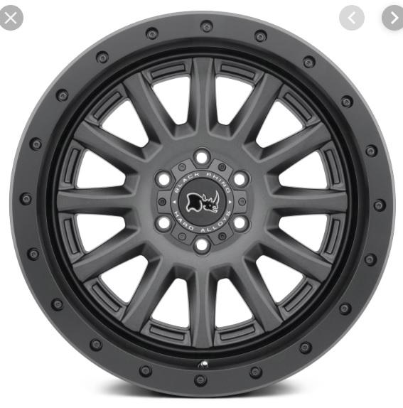 LLANTA BLACK RHINO DUGGER GUNBLACK  17X8,5 6X139.7 ET-18