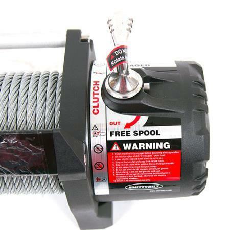 WINCH SMITTYBILT, modelo XRC, de 9,500Lbs - CON CABLE DE ACERO A PRUEBA DE AGUA Y POLVO