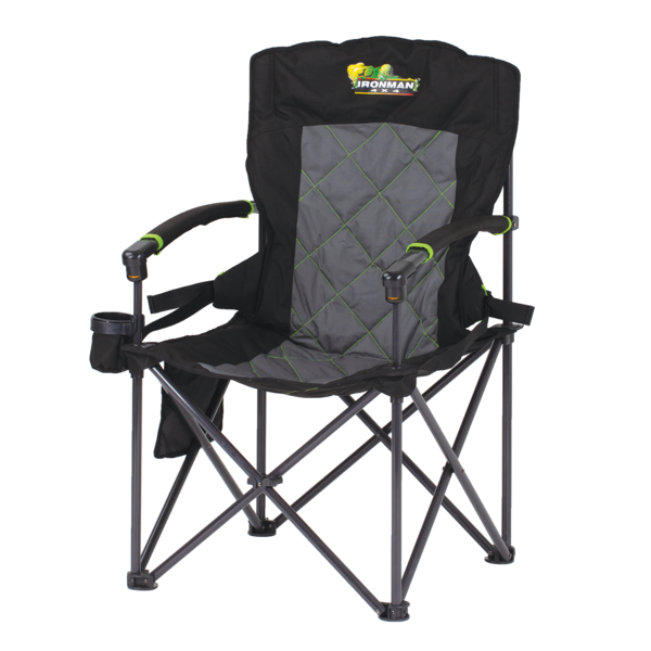 SILLA KING QUAD CAMPING CON SOPORTE PARA BRAZO Y SOPORTE LUMBAR