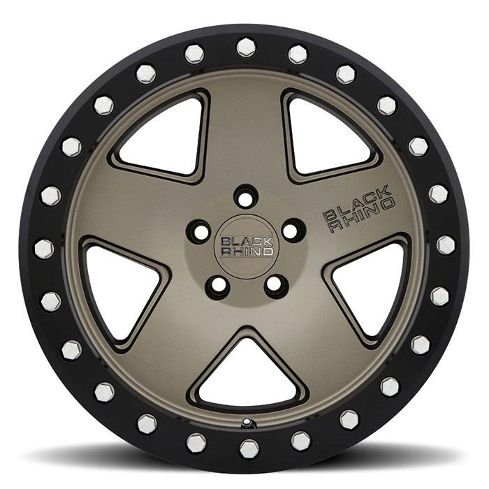 LLANTA  BLACK RHINO CRAWLER BEADLOCK MATTE BRONCE 17X8.5 6X139.7/ OFFSET 00