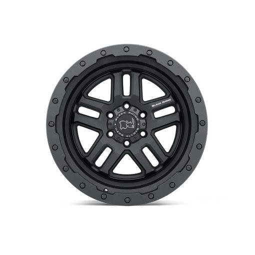  18X9.0 6X139.7/12 BLACK RHINO KELSO MATTE BLACK W/BLK BOLTS 