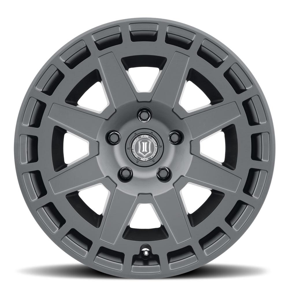 ICON ALLOYS WHEELS modelo COMPASS / SATIN BLACK  17x8,5 6x139,7 OFFSET 00