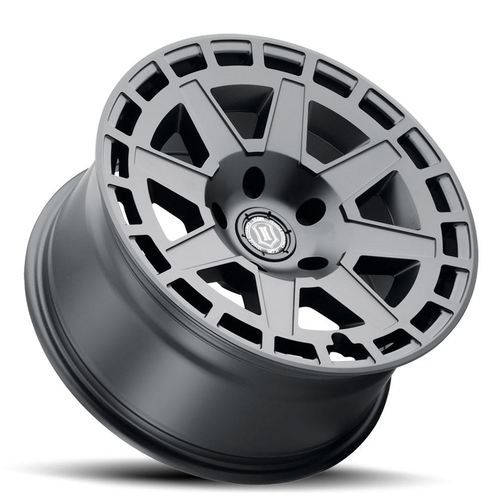 ICON ALLOYS WHEELS modelo COMPASS / SATIN BLACK  17x8,5 6x139,7 OFFSET 00