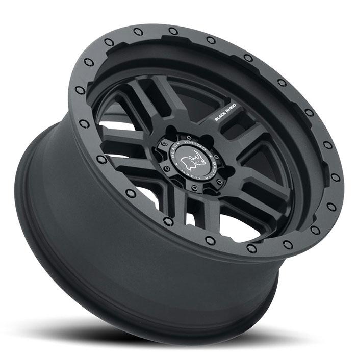 BLACK RHINO BARSTOW MATTE BLACK 20x9.5 6X135 Offset +12