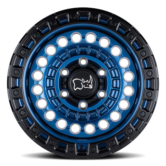 Miniatura LLANTA  BLACK RHINO SENTINEL COBALT BLUE W/ BLACK EDGE LIP 17X8.5 6X139.7/ OFFSET -10