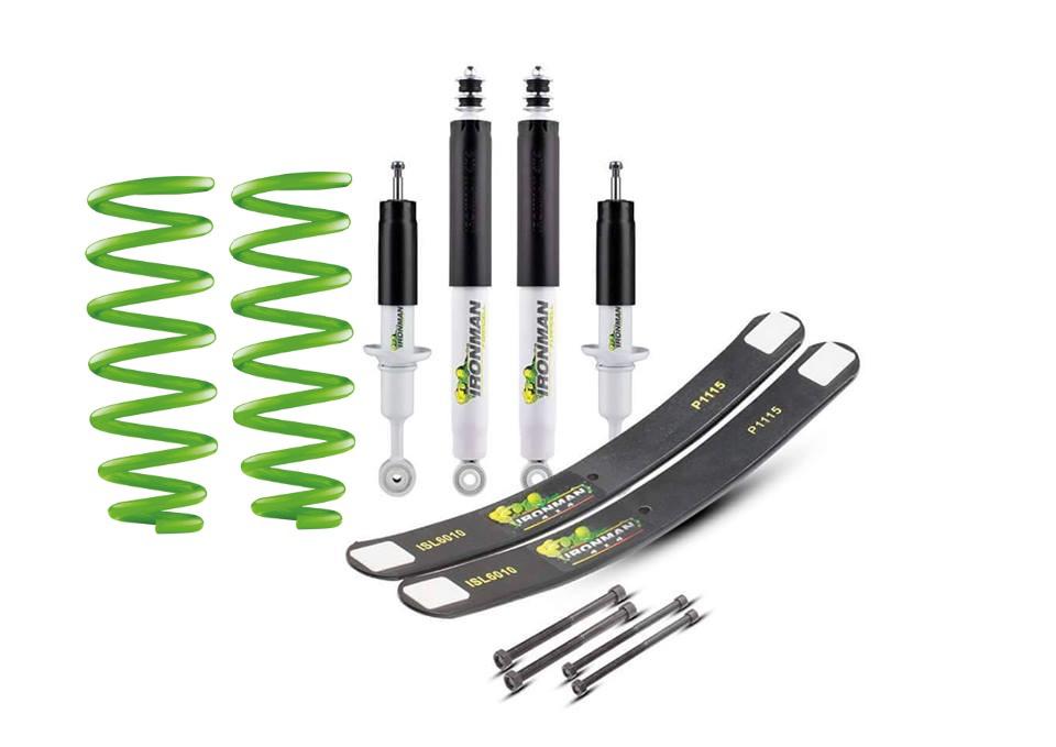 KIT DE SUSPENSION IRONMAN VERSION NITRO GAS - PARA CHEVROLET D-MAX 2014+ (CON ADD A LEAF 2")