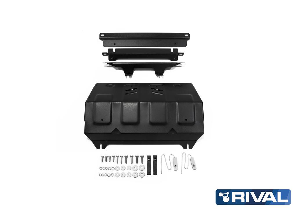 SKID PLATE MARCA RIVAL - PARA MITSUBISHI NEW L200 / MONTERO SPORT 2015+ (RADIADOR)