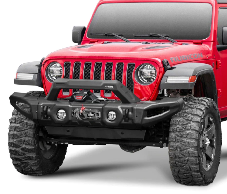 SUSPENSION NITROGAS + BUMPER DELANTERO ANCHO RIVAL (ACERO) -