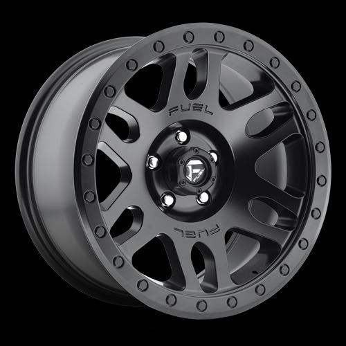 LLANTA FUEL  RECOIL D584 17X8,5″ 6X139 BLACK OFFSET 6
