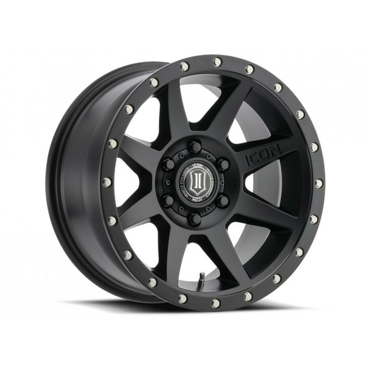 ICON ALLOYS WHEELS modelo REBOUND / SATIN BLACK  17x8,5 6x130 OFFSET 0, MAXUS T-60