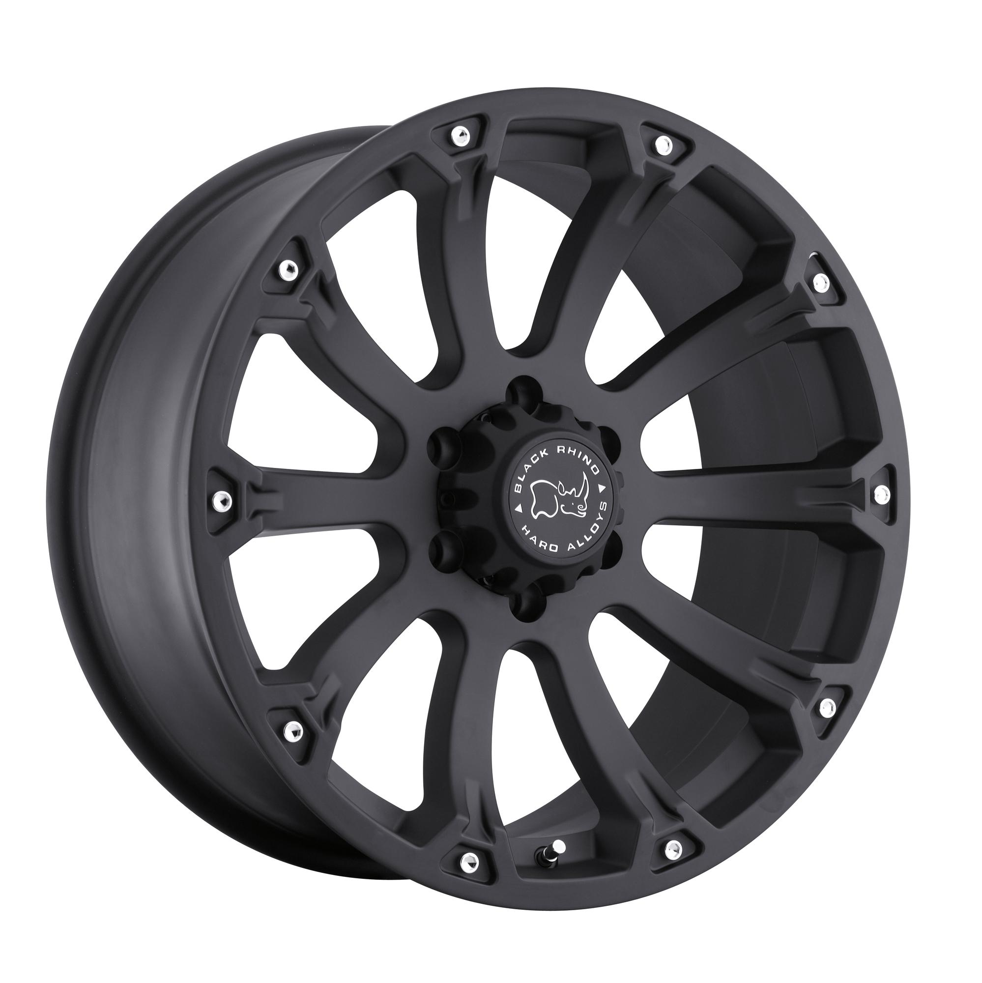 LLANTA BLACK RHINO SIDEWINDER MATTE BLACK  17x9.0	6/139.7	ET12