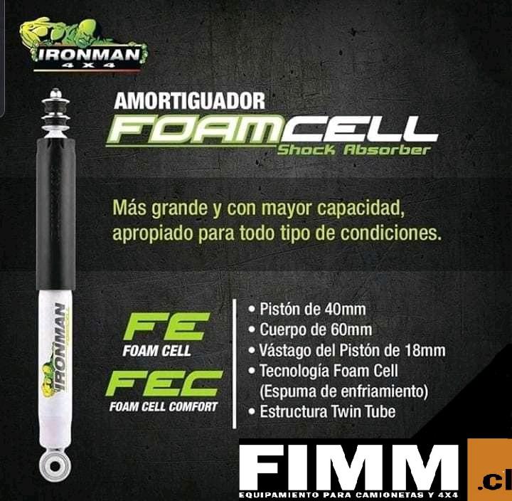 KIT DE SUSPENSION IRONMAN VERSION NITRO GAS - PARA CHEVROLET D-MAX 2014+ (CON ADD A LEAF 2")