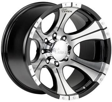 DC-2 BLACK 17x9.0 6x135