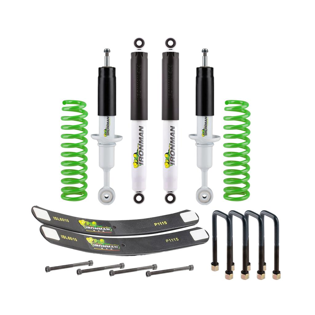 KIT DE SUSPENSION IRONMAN VERSIÓN NITRO GAS - PARA GREAT WALL POER 2020+ (CON ADD A LEAF 2")