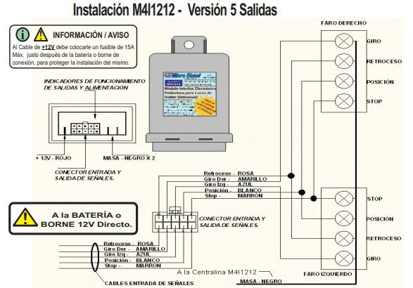 MODULO CON SISTEMA MULTIPLEXADOS O CAMBUS MICRO SISTEL - PARA ENGANCHES