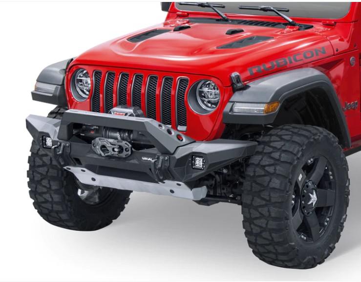 BUMPER DELANTERO DE ALUMINIO MARCA RIVAL - PARA JEEP JK / JL / GLADIATOR