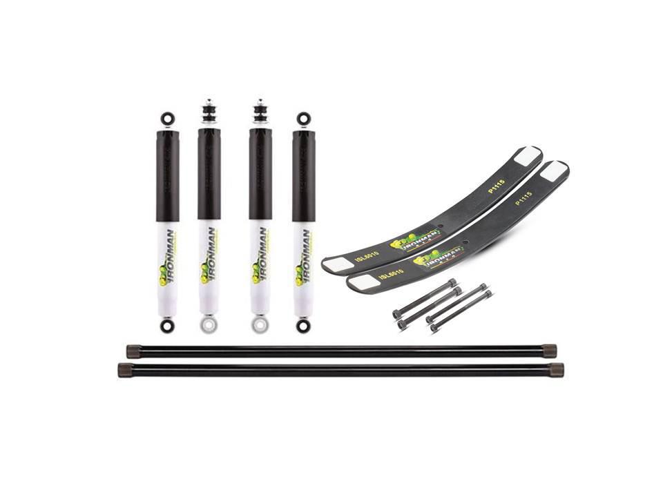 KIT DE SUSPENSIÓN IRONMAN VERSIÓN NITRO GAS - PARA NISSAN TERRANO D22 1997+ (CON ADD A LEAF 2")