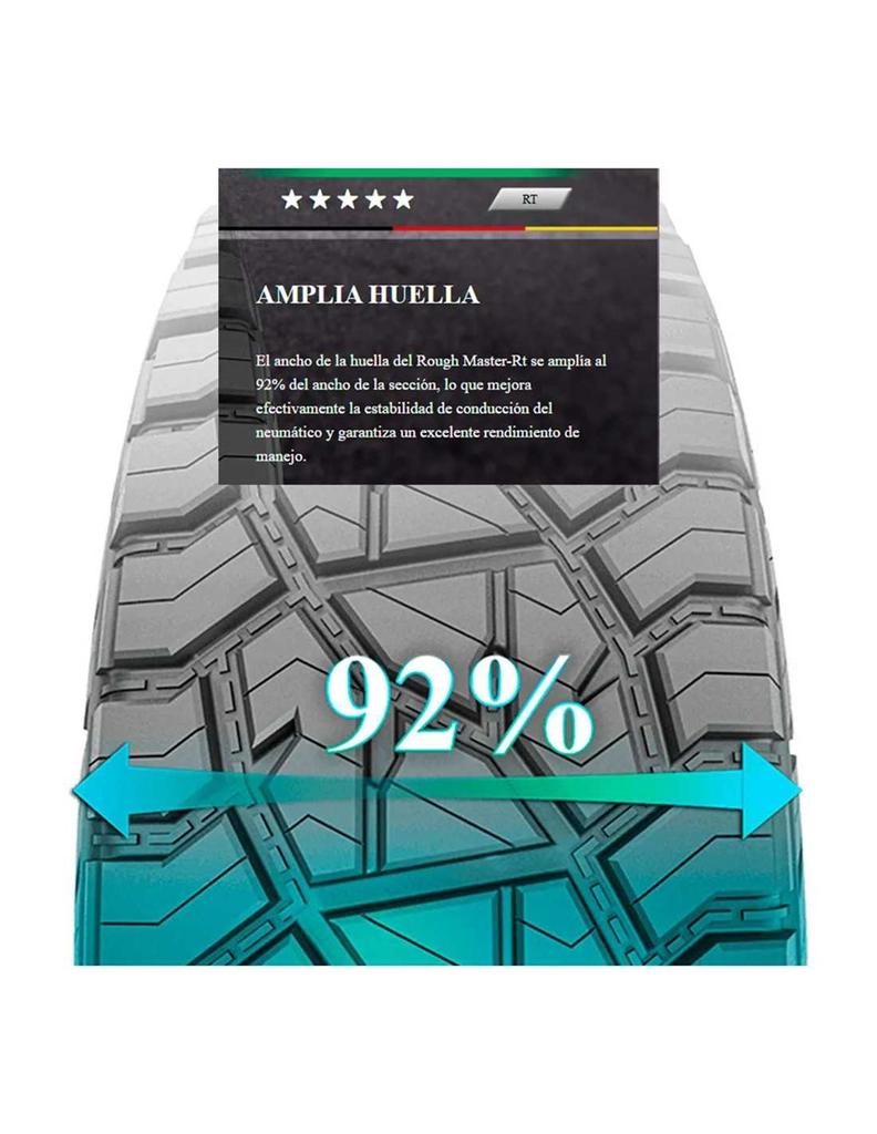 Miniatura ROUGH MASTER R/T LT305/55R20 10-PR 108/104Q -