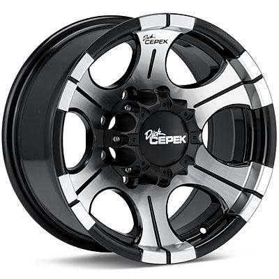 DC-2 BLACK 17x9 8x6.5