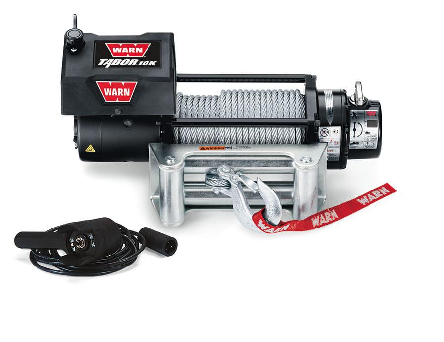 WINCH WARN MODELO TABOR DE 10.000Lbs PIOLA / CABLE DE ACERO