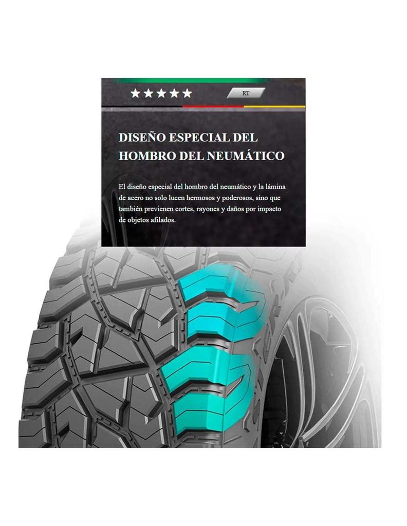 Miniatura ROUGH MASTER R/T LT285/55R20 8-PR 117/114Q -