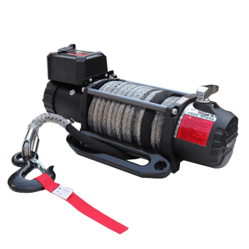 WINCH ELECTRICO 12v MUSCLELIFT  DE 9500 Lbs PIOLA SINTETICA