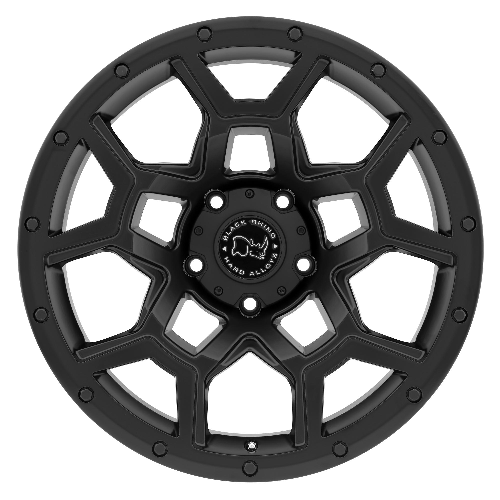 LLANTA BLACK RHINO MODELO OVERLAND MATTE BLACK 17X9.5 6X139.7/-18