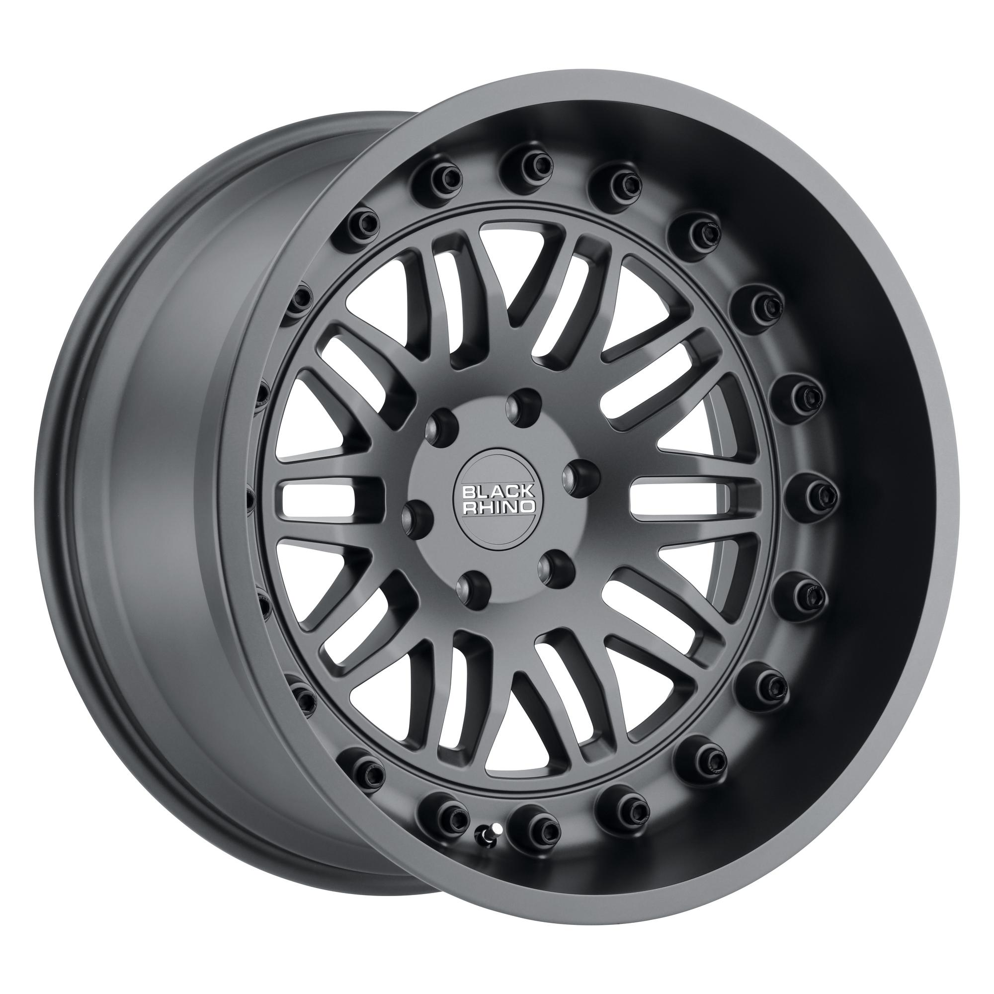 LLANTA  BLACK RHINO FURY MATTE GUNMETAL  17x9.5 6/139.7	ET12