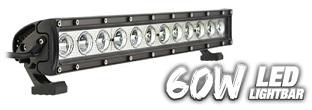 BARRA DE 1 FILA LED MARCA IRONMAN DE 20" Y 60W