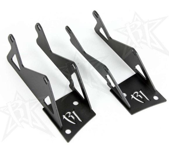 SOPORTE FRONTAL PARA FOCOS DUALLY DOBLE PARA JK SET DE 2 SOPORTES