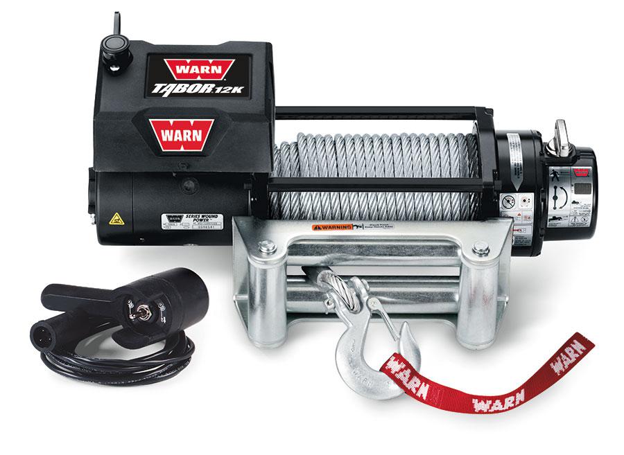 WINCHE WARN MODELO TABOR DE 12000Lbs PIOLA/CABLE DE ACERO