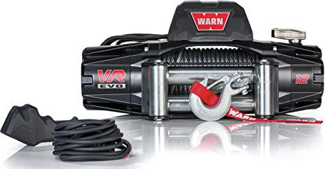 WINCHE WARN VR EVO 12 PIOLA DE ACERO 