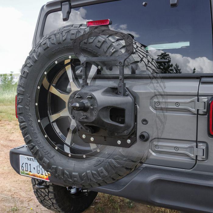 RELOCALIZADOR JEEP WRANGLER JL, NEUMATICO DE REPUESTO MAX 37"