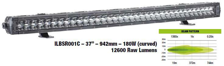 BARRA LED CURVA - MARCA IRONMAN 4X4  DE 37"