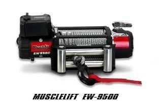  WINCH MARCA MUSCLELIFT, MODELO DE 9500 Lbs. 12V CABLE DE ACERO 