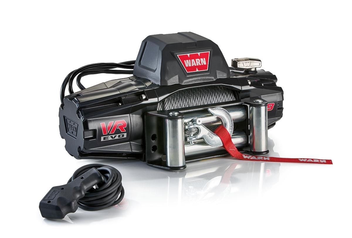 WINCH WARN  modelo VR EVO 8, PIOLA DE ACERO