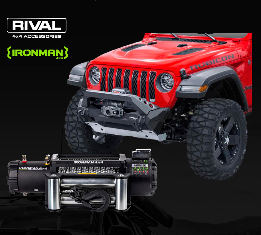 BUMPER DELANTERO + WINCH FRONTIER 9500 LB