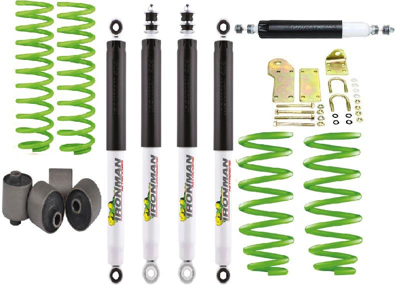 KIT DE SUSPENSIÓN COMPLETA IRONMAN VERSIÓN NITRO GAS - PARA SUZUKI JIMNY 1998-2017