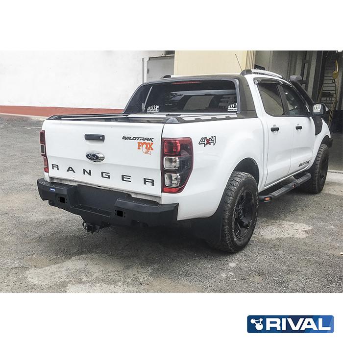 BUMPER TRASERO MARCA RIVAL - PARA FORD RANGER  -