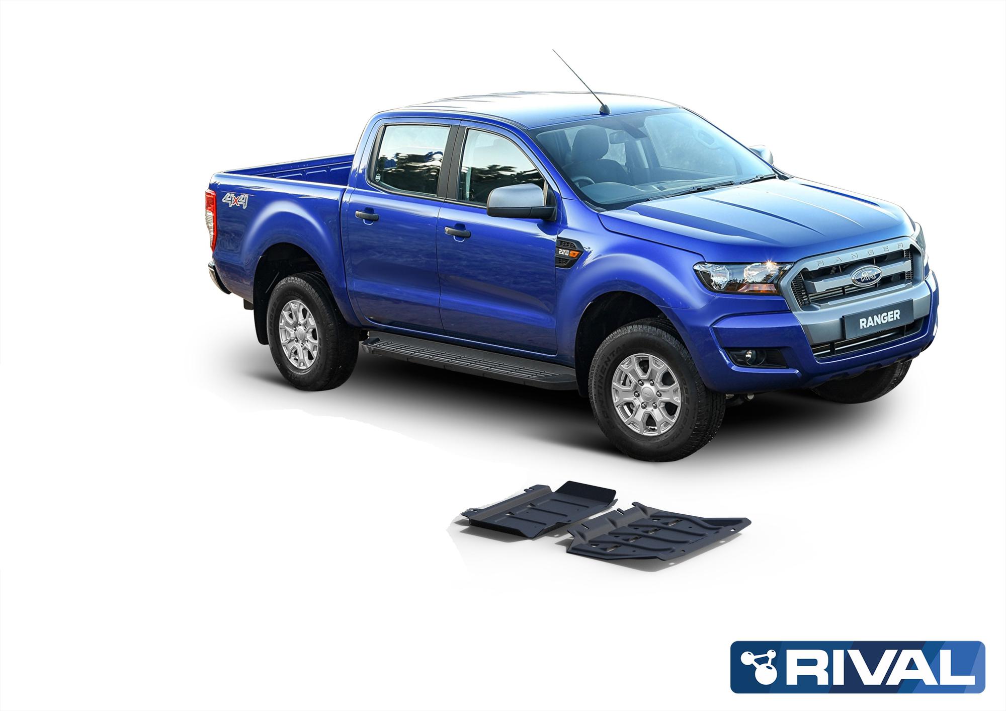 SKID PLATE FORD RANGER/ MAZDA BT50 2013+ // MOTOR Y RADIADOR 