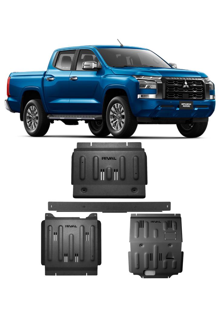 PACK DE SKID PLATE (3 PLACCAS DE ACERO 3MM)