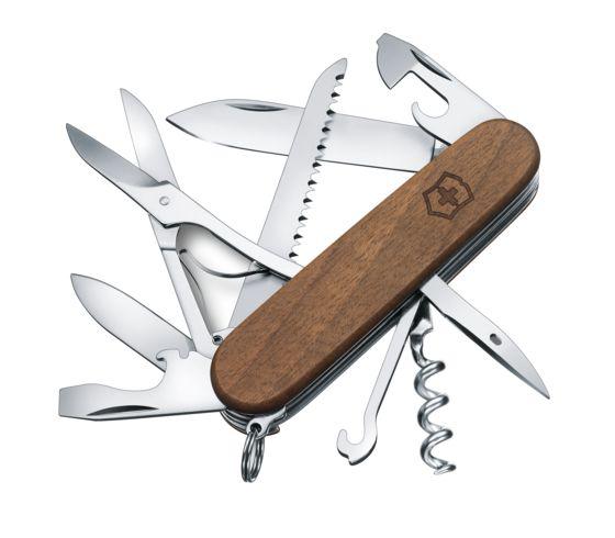 VICTORINOX NAV. 91MM HUNTSMAN 15FUN MADERA