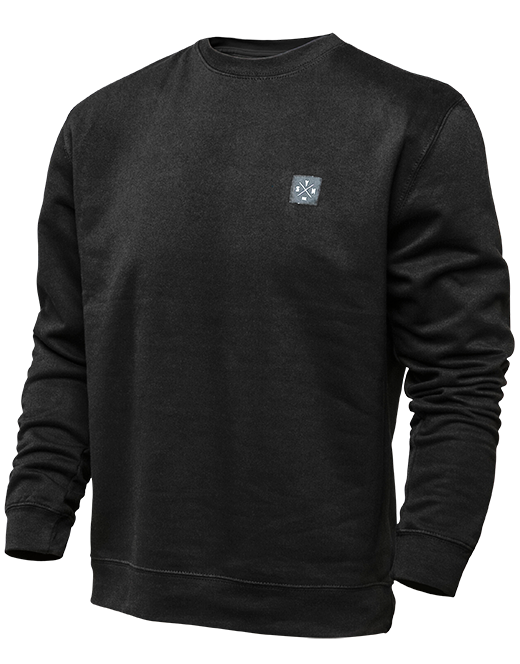 SEVEN POLERON BENCHMARK CREW NECK NEGRO TALLA L
