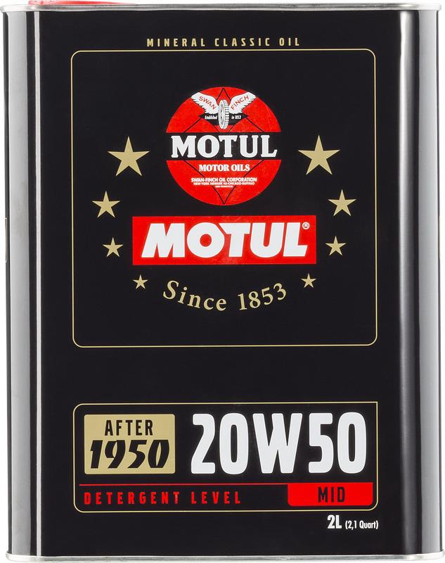 MOTUL HISTORIC 20W50 MINERAL 2 LTS