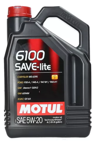 ACEITE MOTUL 5W20 SAVE-LITE 6100 5L