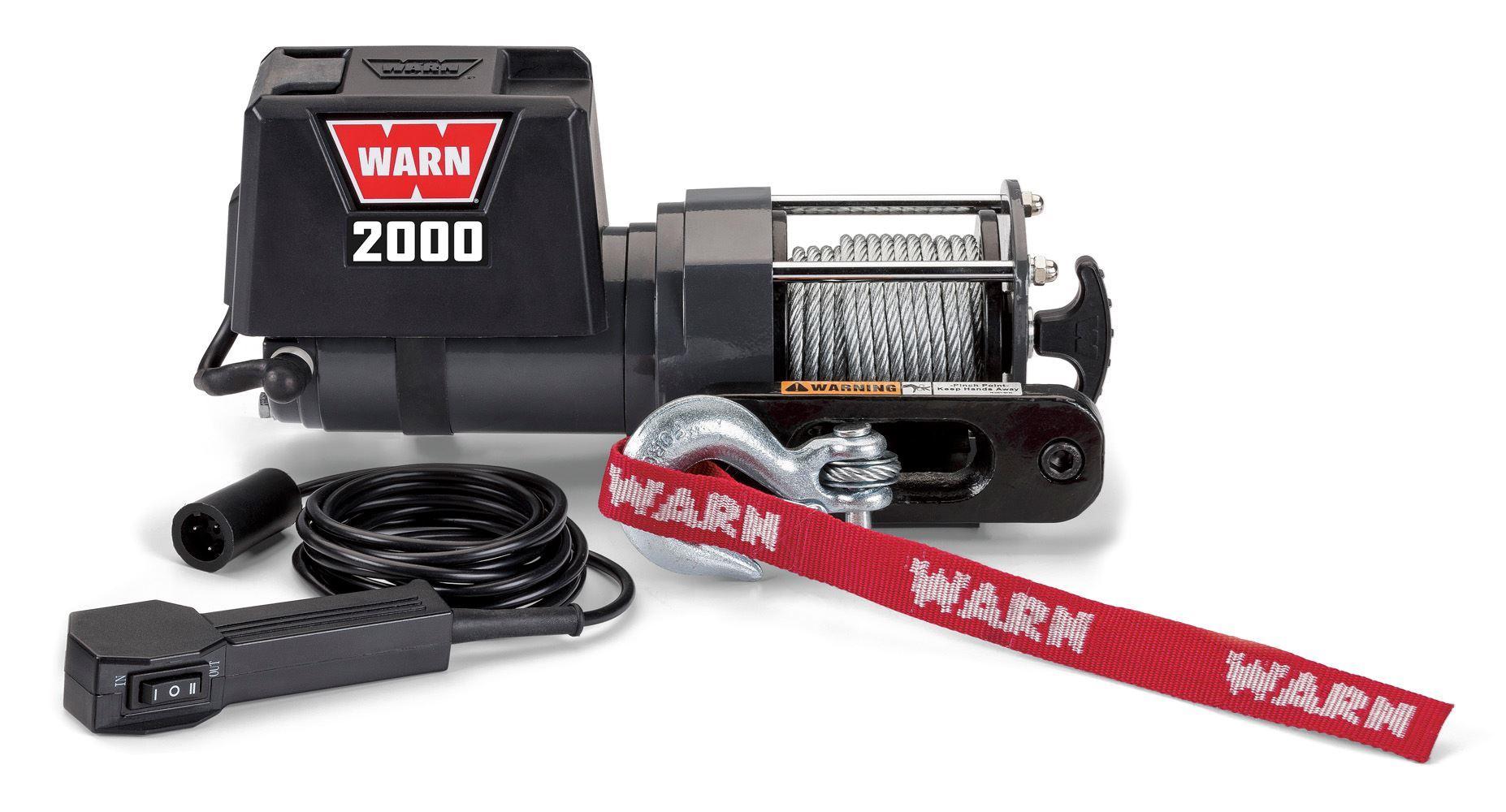 WINCH WARN 2000DC 12V 