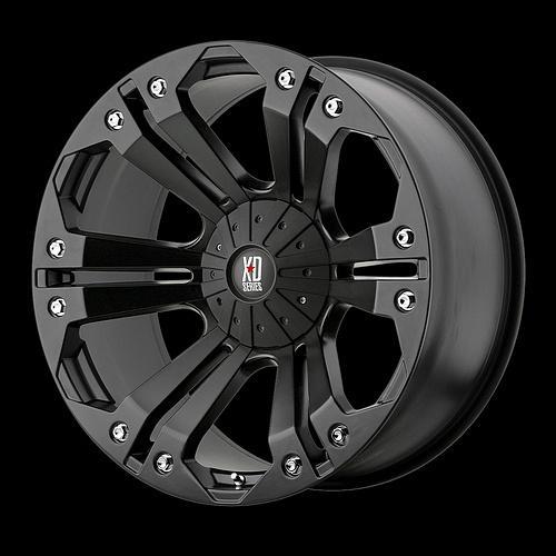 Llanta xd monster 20x9 f150  6x135 5x127 X4