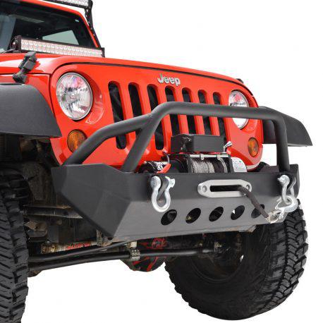 UNIVERSAL PARACHOQUE DELANTERO WRANGLER JK 2007-2008 CON GRILLETE